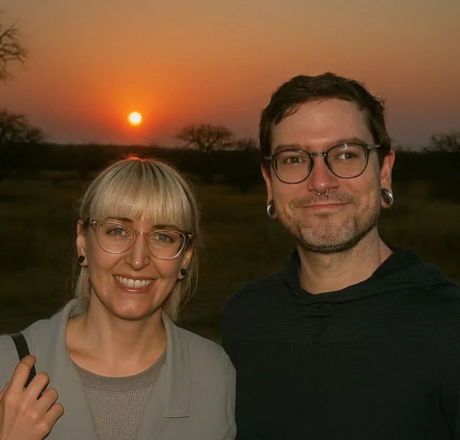 Couple at sunset