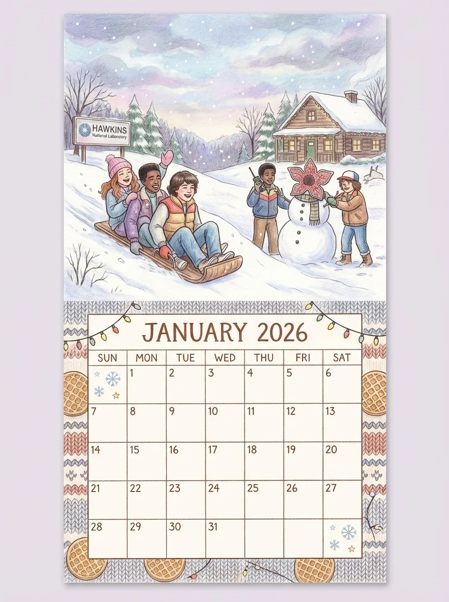 Turn Any Movie, TV Series, or Anime into a 2026 Calendar